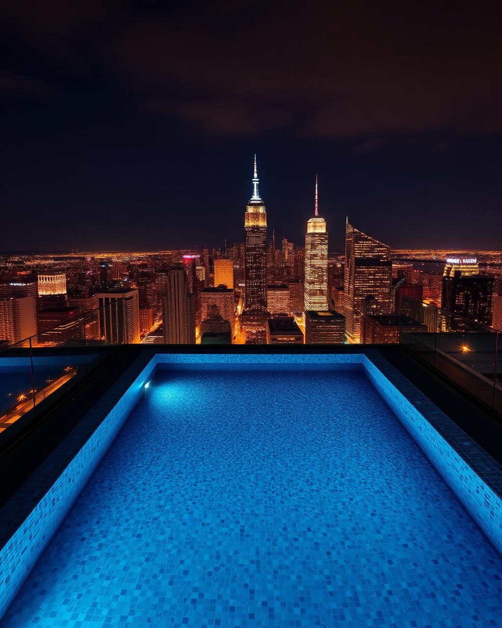 Rooftop infinity pool